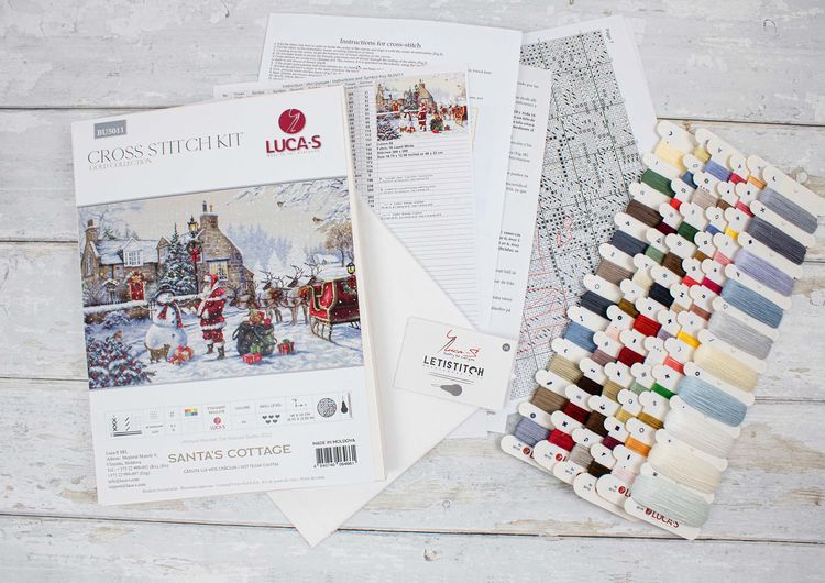 Набор для вышивания «Коттедж Санты» — картинка 8