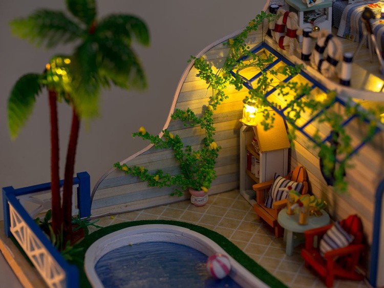 Набор для создания миниатюры (румбокс) «Вилла» — картинка 8