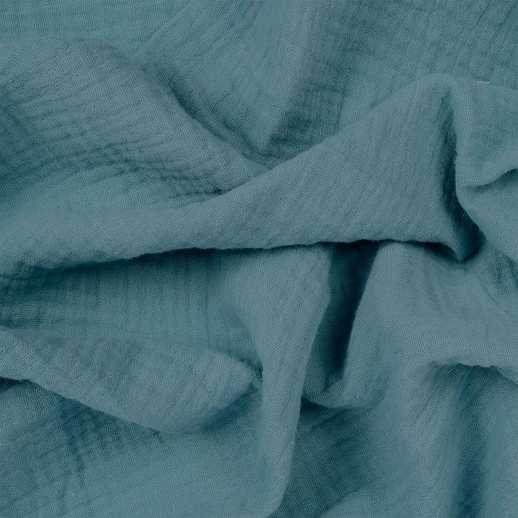 Ткань Муслин, 1 м х 130 см, 125 г/м², цвет: пудро-зеленый, TBY — картинка 3