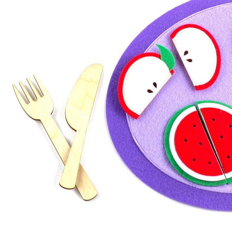 Развивающая игра «Тарелка с дольками» — картинка 4