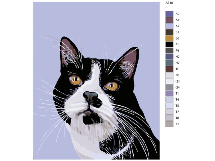 Картина по номерам «Василий» — картинка 2