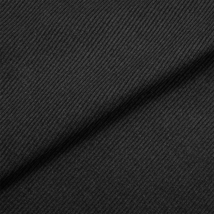 Ткань трикотаж Кашкорсе с лайкрой, 3 м x 120 см, 220 г/м², цвет: черный, TBY — картинка 3