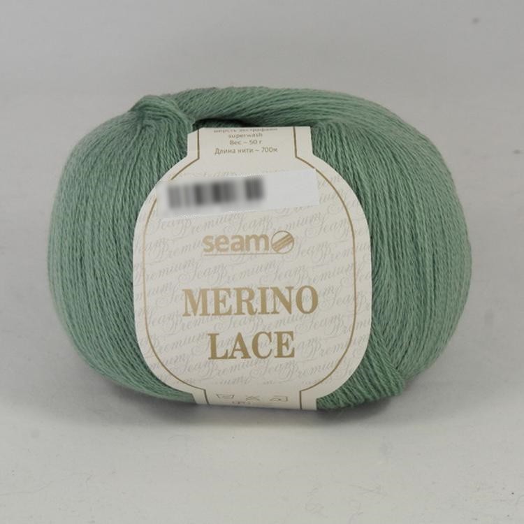 Пряжа SEAM MERINO LACE (43), базилик, 5 шт. по 50 г — картинка 2
