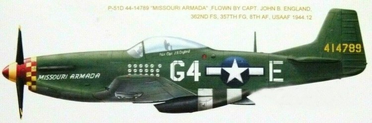 Сборная модель «Самолет North American 51D/K Mustang 8TH Air Force»