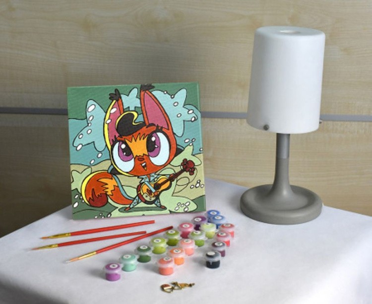 Картина по номерам «Белка-Элвис» — картинка 5