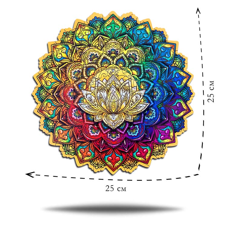 Деревянные пазлы M «Священный лотос» — картинка 3