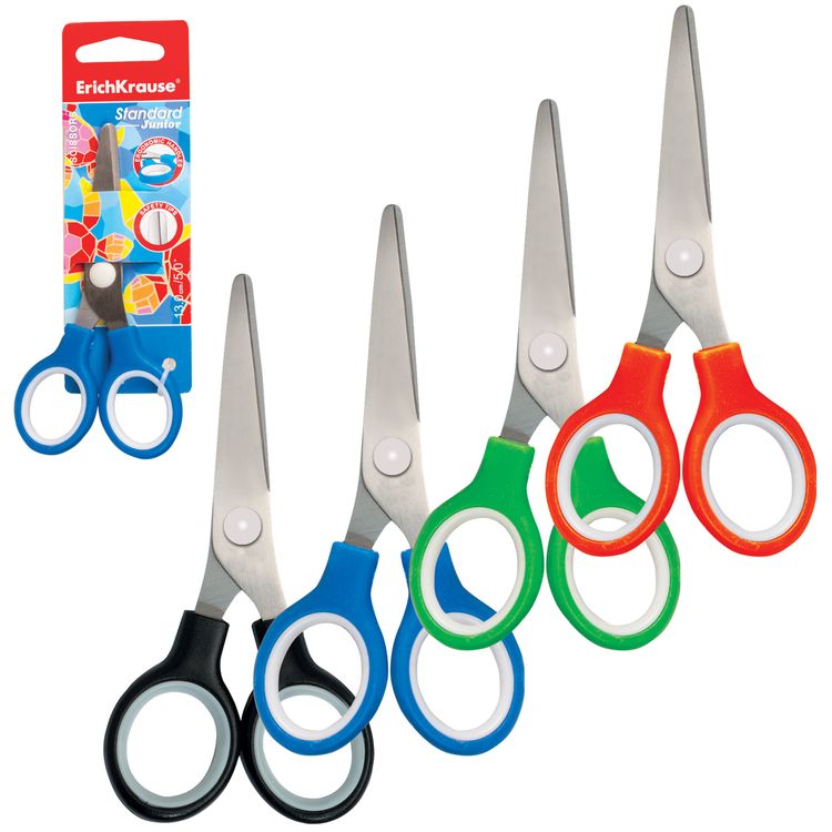 Ножницы «Standard Junior», 13 см, цвет ассорти, ERICH KRAUSE — картинка 2