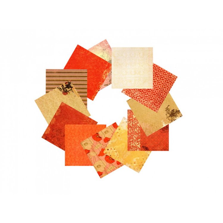 Набор бумаги «Танцующие маки» — картинка 4