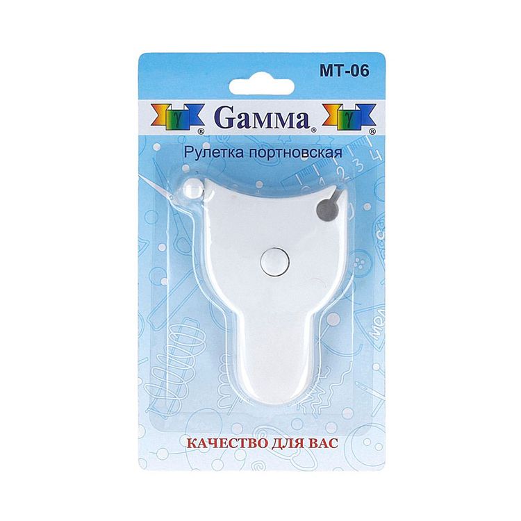 Рулетка-сантиметр, пластик, 150х1,5 см, Gamma — картинка 2