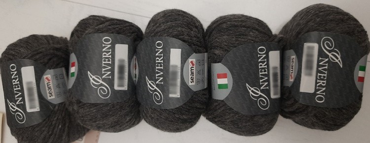 Пряжа SEAM Inverno (5489), маренго, 5 шт. по 50 г — картинка 2