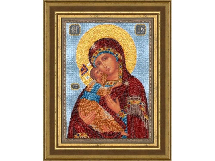 Набор вышивки бисером «Образ Божией Матери «Владимирская»» — картинка 2