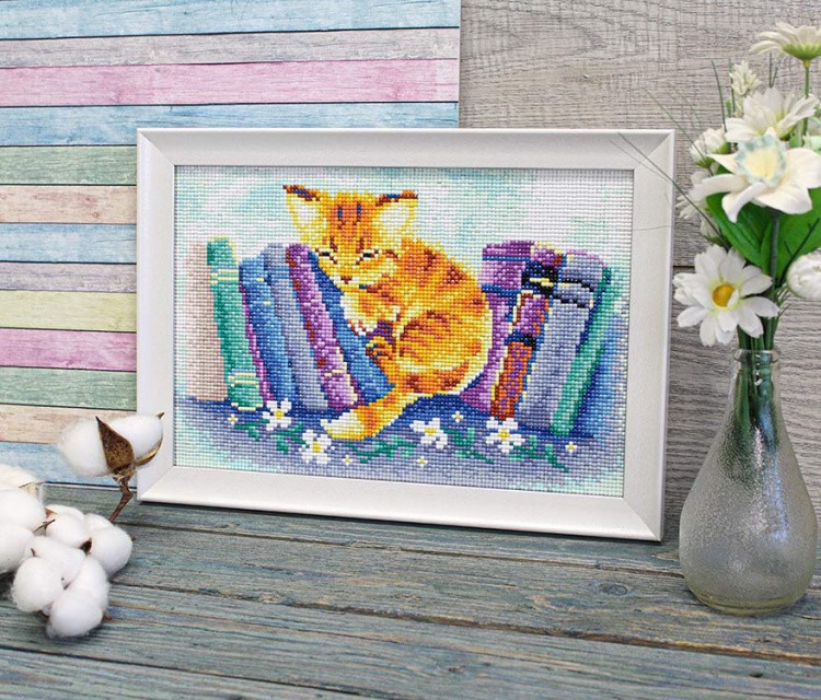 Алмазная вышивка «Спрятался» — картинка 4