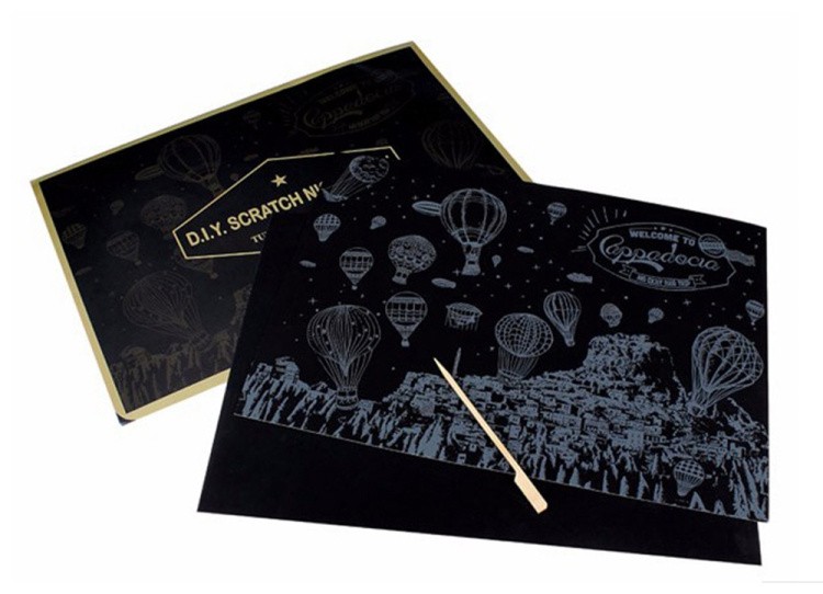 Скретч-картина «Каппадокия» — картинка 2