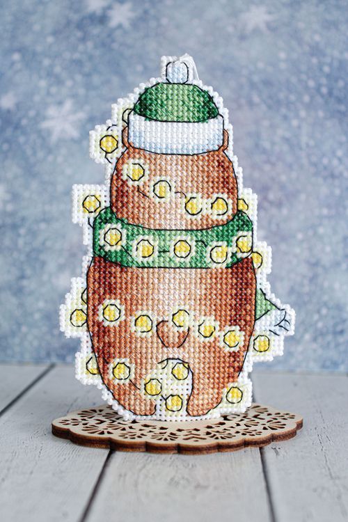 Набор для вышивания «Новогодний мишка» — картинка 3