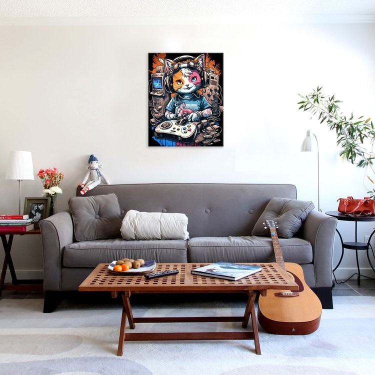 Картина по номерам «Кот Диджей» — картинка 3