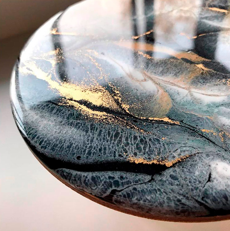 Всплывающее золото (40 мл), ResinArt — картинка 4