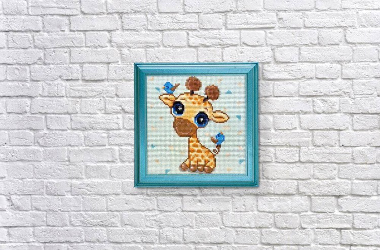 Алмазная вышивка «Жирафик» — картинка 3