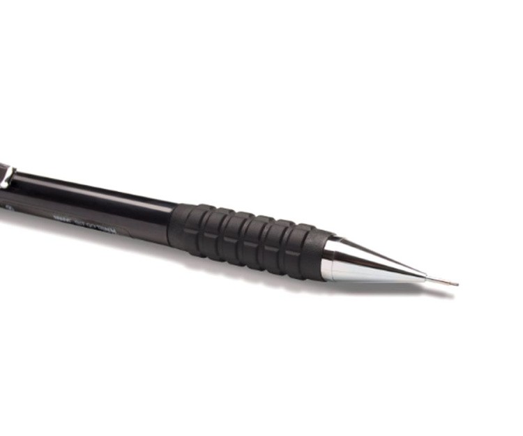 Карандаш автоматический Pentel120 A3 0,5 мм, черный корпус, НВ, Pentel — картинка 3