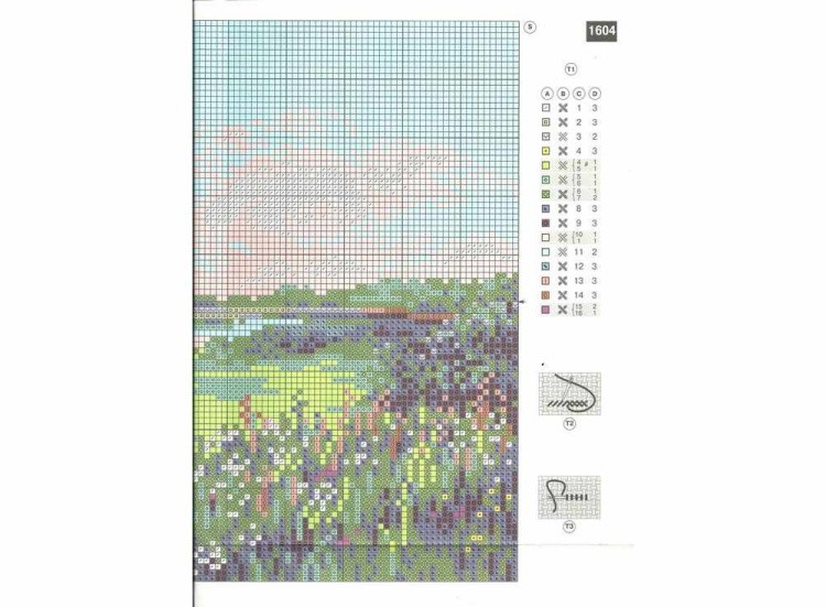 Набор для вышивания «Тропинка к пруду» — картинка 6