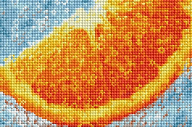 Алмазная вышивка «Долька апельсина»