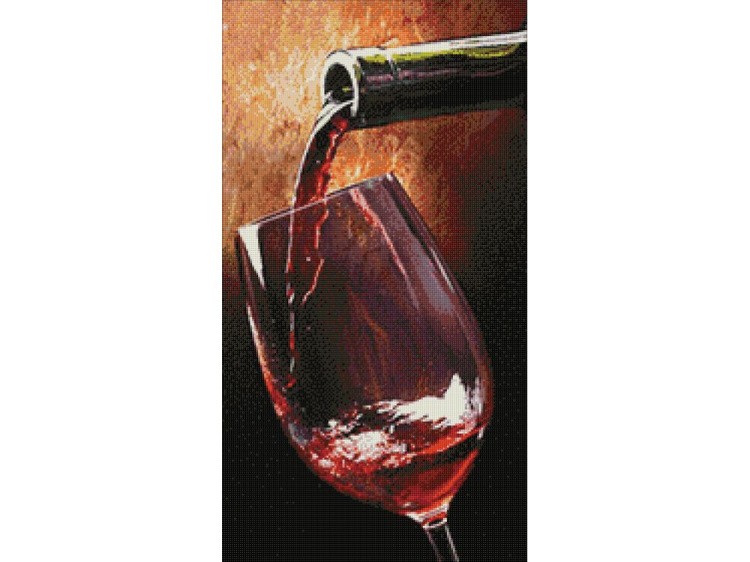 Алмазная вышивка «Благородное вино» — картинка 2