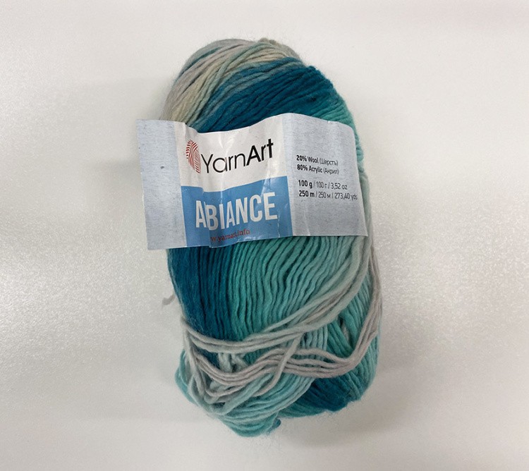 УЦЕНКА. Пряжа YarnArt Ambiance (155), мультиколор, 1 шт. 100 г (порвана этикетка) — картинка 2