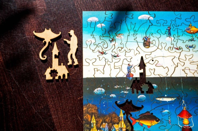 Деревянные пазлы DAVICI «На суше и на море» — картинка 5