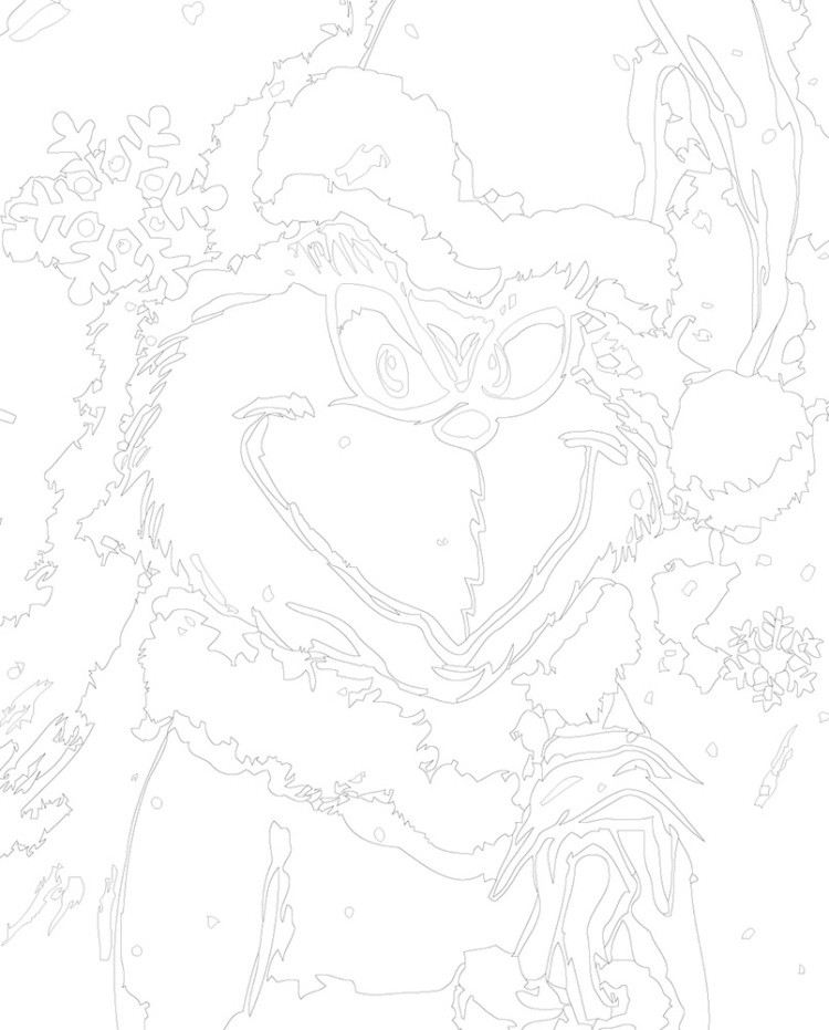 Картина по номерам «Новый год: Гринч похититель Рождества» — картинка 3