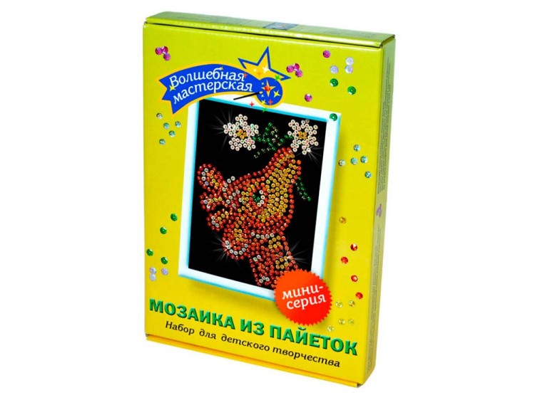 Мозаика из пайеток «Жираф» — картинка 2