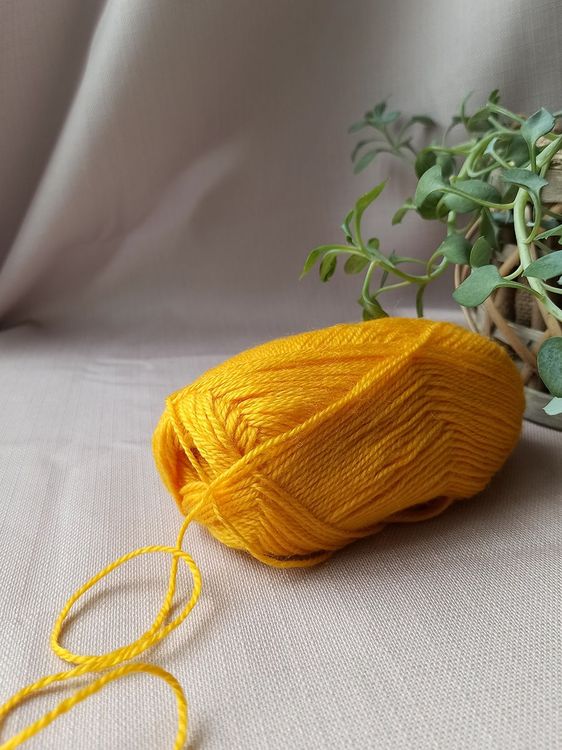 Пряжа Камтекс Бамбино (104), желтый, 5 шт. по 50 г — картинка 3