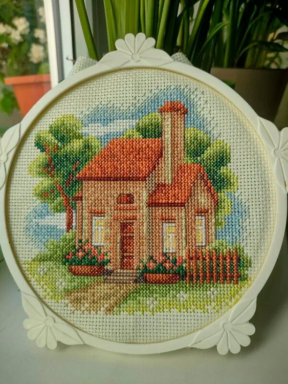 Набор для вышивания «Домик в саду» — картинка 3