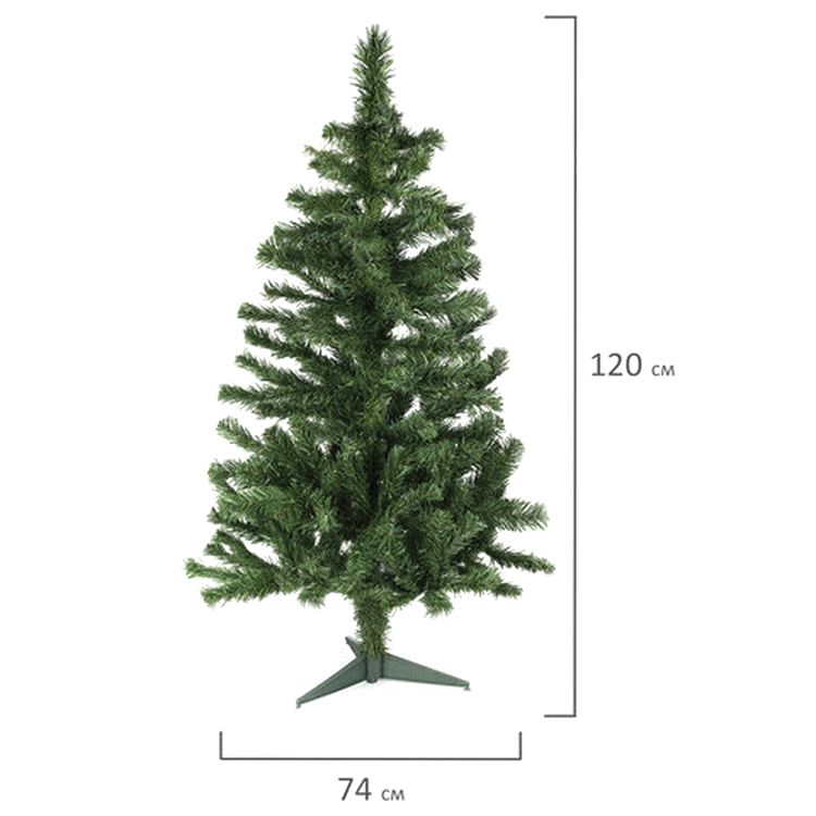 Ель новогодняя искусственная «Classic Green», 120 см — картинка 5