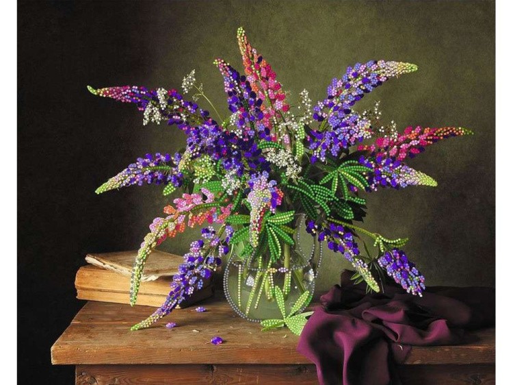 Набор вышивки бисером «Бордо» — картинка 2