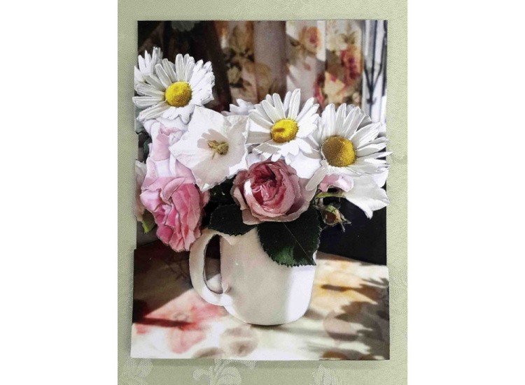 Папертоль «Розы и ромашки» — картинка 2