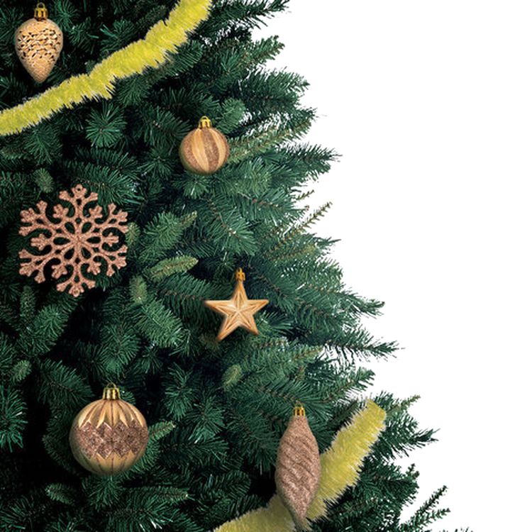 Набор украшений для ели, 39 предметов, золотистый цвет — картинка 31