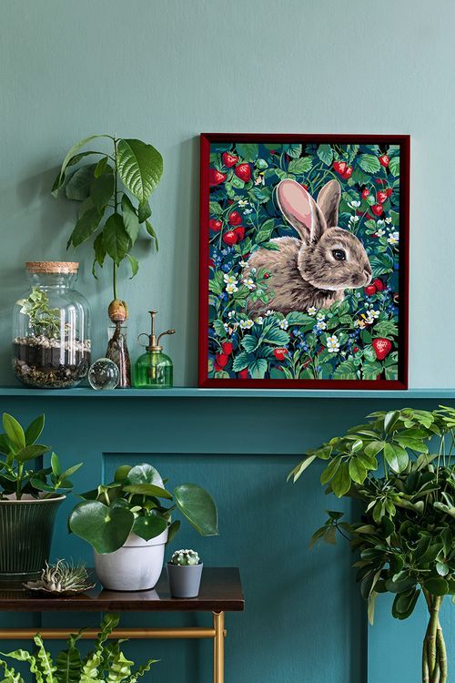 Картина по номерам «Заяц на поляне» — картинка 3