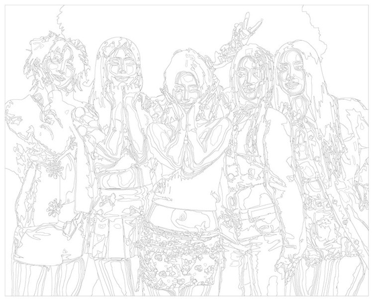 Картина по номерам «KPOP кпоп группа GI-dle Джи Айдл 40х50» — картинка 3