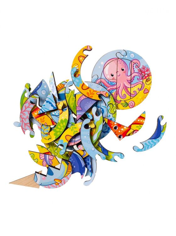 Развивающее пособие из дерева «Собирай-ка. Океан» — картинка 5