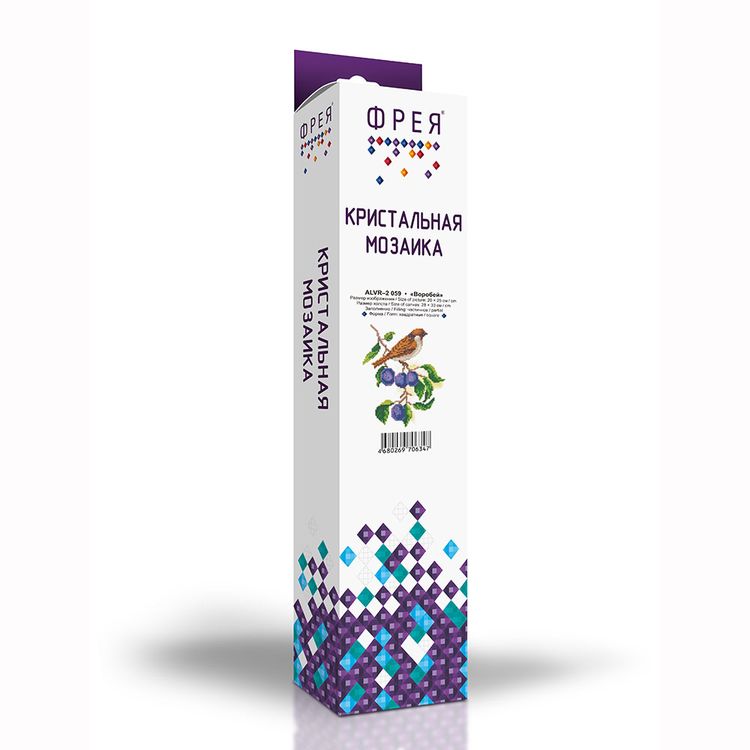 Алмазная вышивка «Воробей» — картинка 2