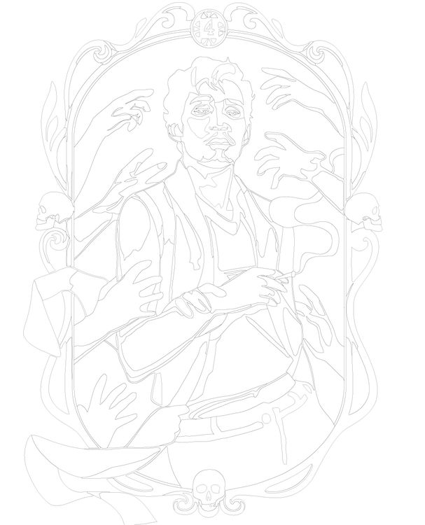 Картина по номерам «Академия Амбрелла: Клаус Харгривз - Роберт Шиэн 5» — картинка 3