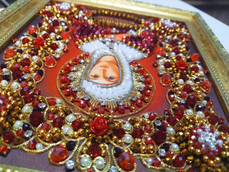 Набор для вышивания хрустальными камнями «Святая Марина» — картинка 6