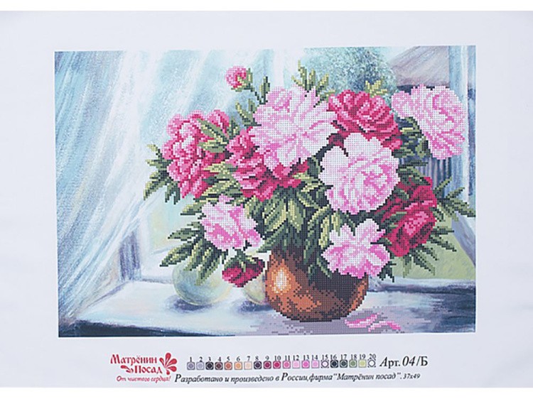 Набор вышивки бисером «Цветы радости» — картинка 2