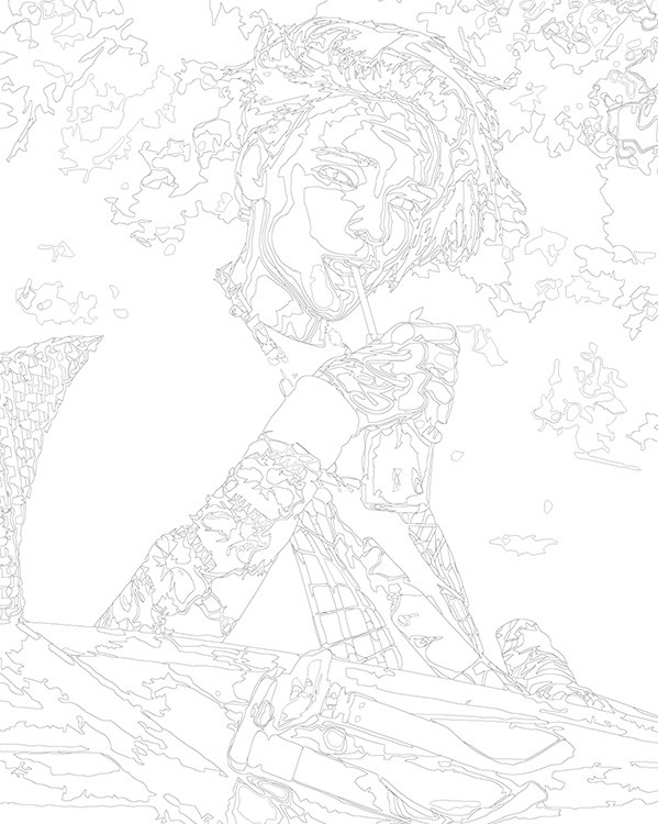 Картина по номерам «Блогер и музыкант Егор Шип 40x50» — картинка 3