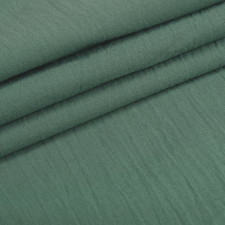 Ткань Хлопок крэш, 5 м х 150 см, 90 г/м², цвет: олива, TBY — картинка 2