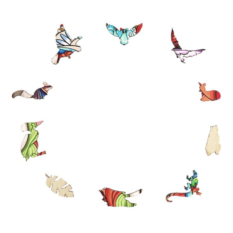 Деревянные пазлы «Хитрая Лиса L», Woodbests — картинка 3