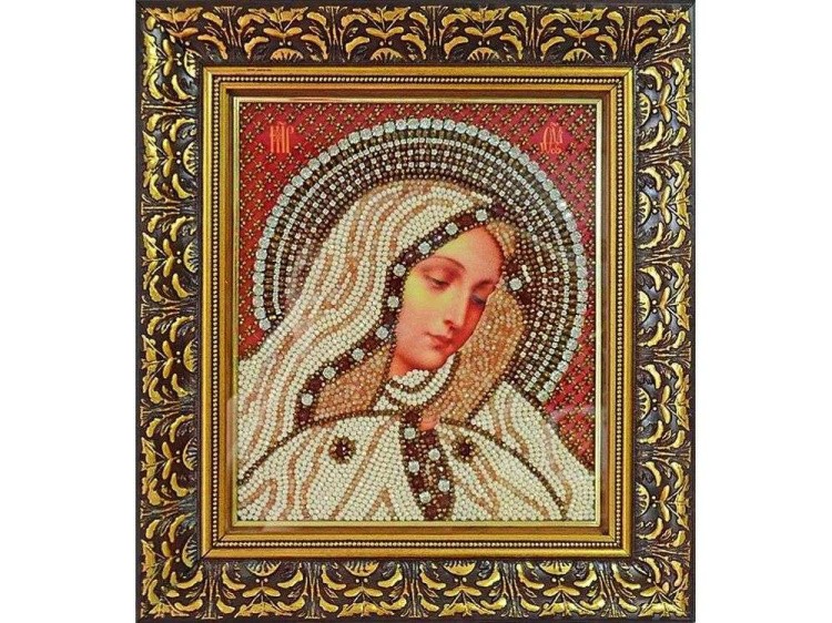 Набор вышивки хрустальными камнями «Богородица Скорбящая» — картинка 2