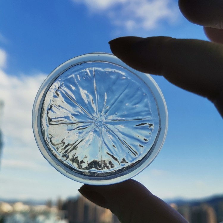 Силиконовый молд - Долька лимона, d 5 см — картинка 4