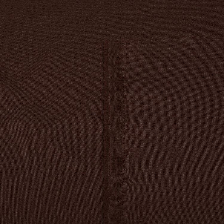 Ткань габардин, нарезка, 10 м, ширина 150 см, 150 г/м2, цвет: темно-коричневый, TBY — картинка 3