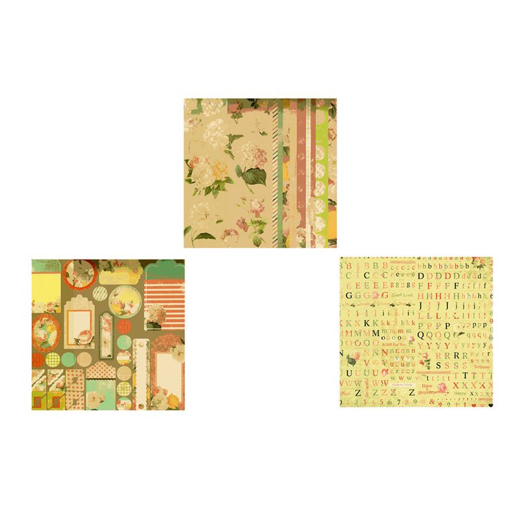 Набор бумаги «Яркие цветы» — картинка 6