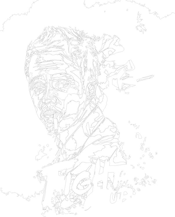 Картина по номерам «Бойцовский клуб: Рассказчик и Тайлер арт» — картинка 2